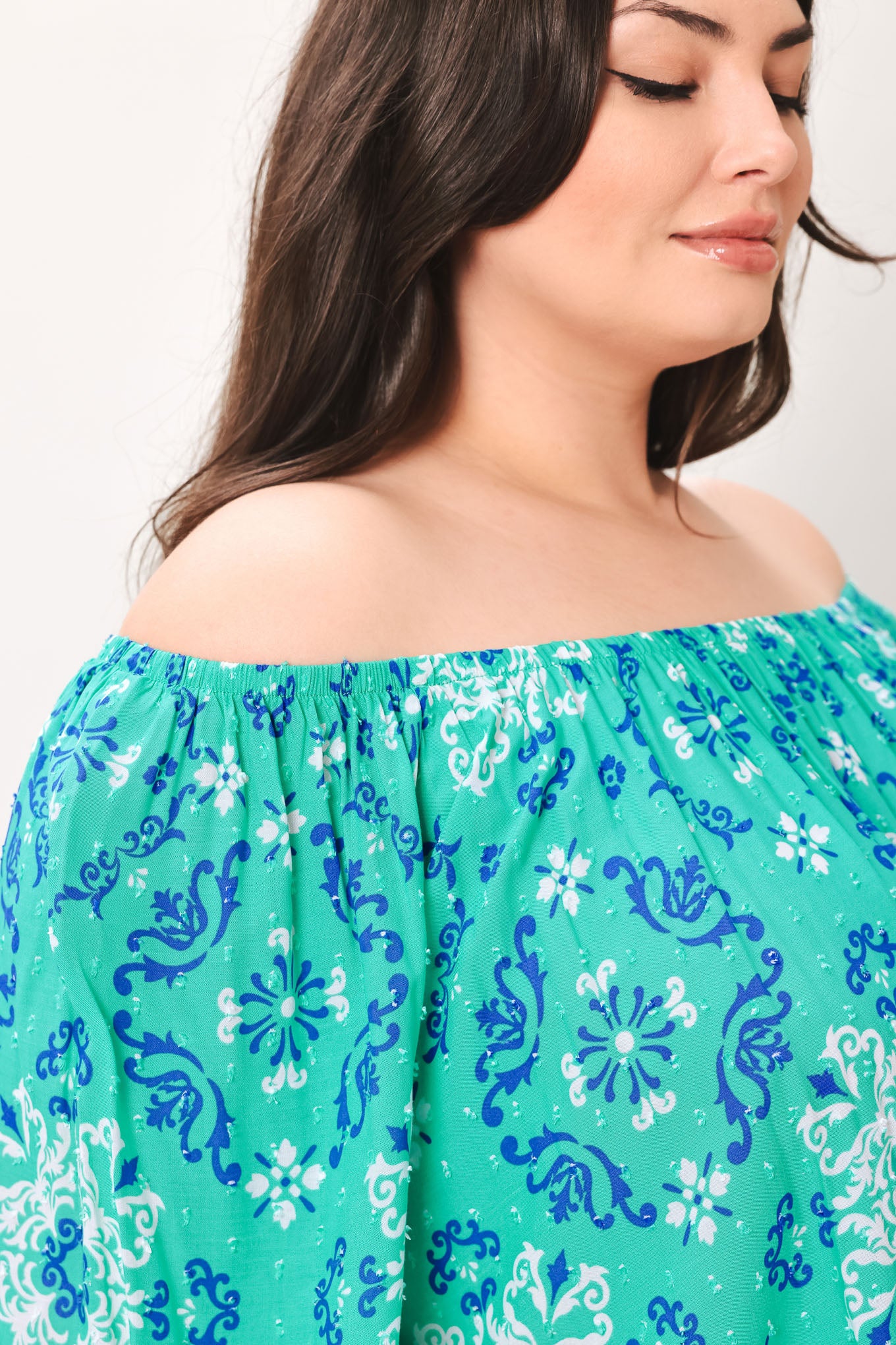 SEND MY LOVE WOVEN TOP.