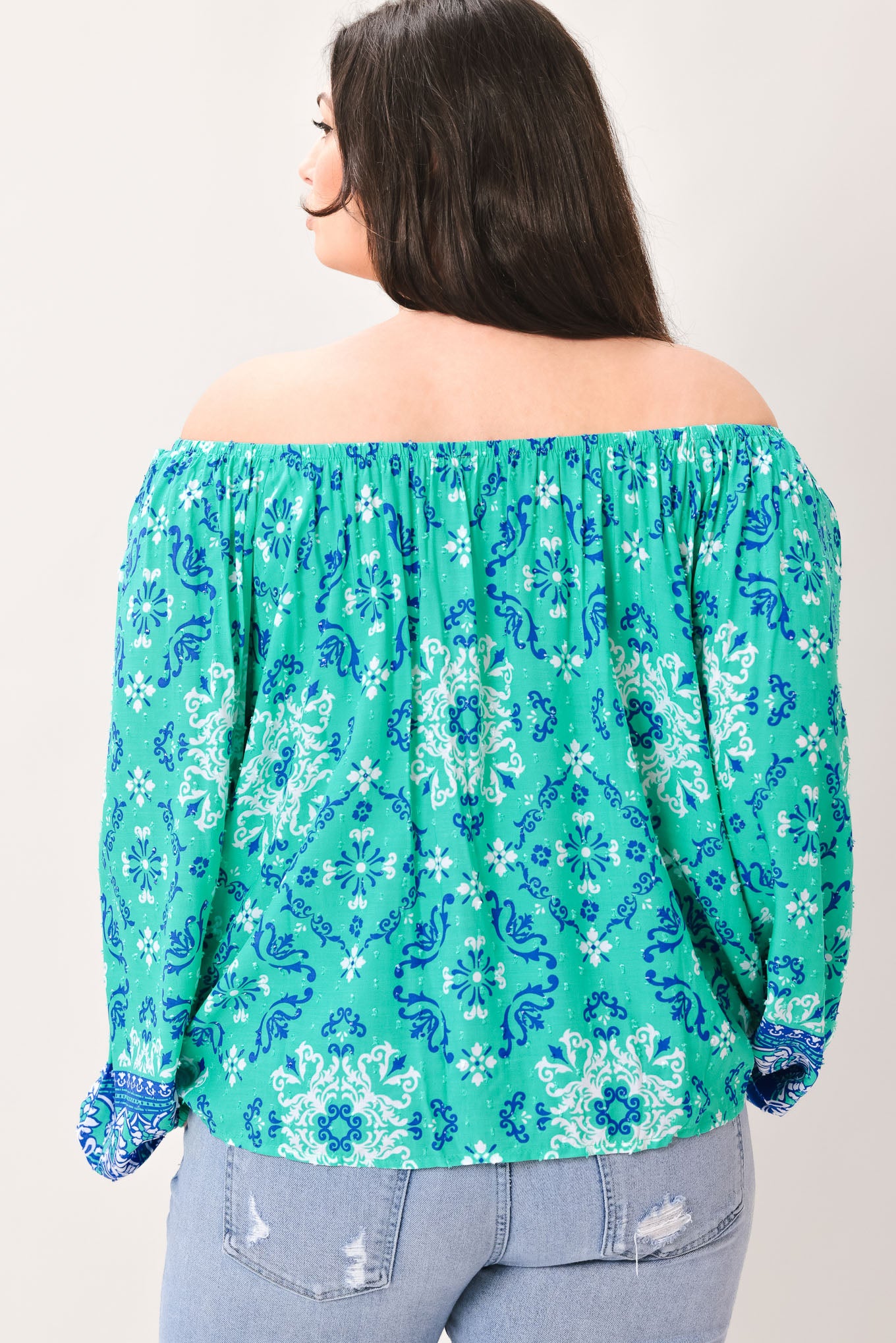 SEND MY LOVE WOVEN TOP.