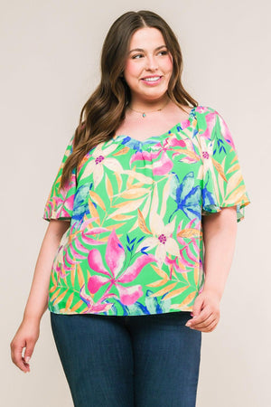HIGH CLASS WOVEN TOP.