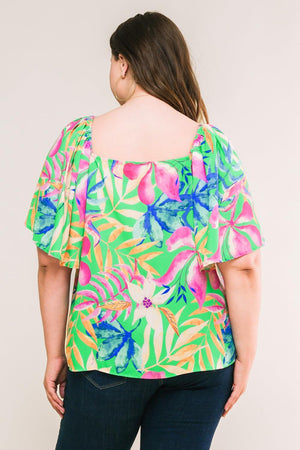 HIGH CLASS WOVEN TOP.