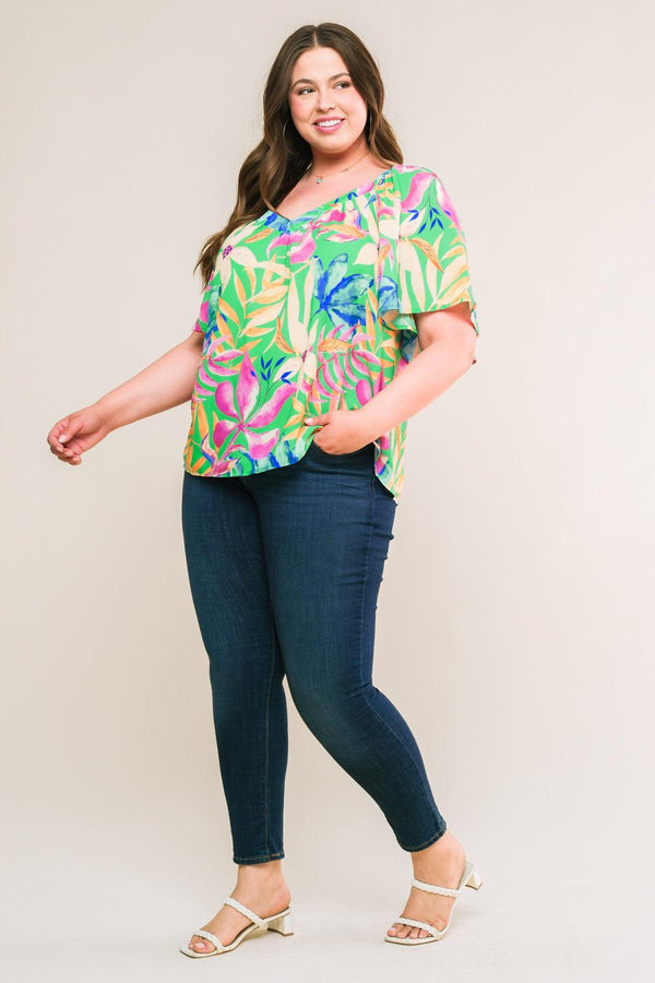 HIGH CLASS WOVEN TOP.
