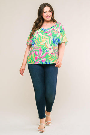 HIGH CLASS WOVEN TOP.