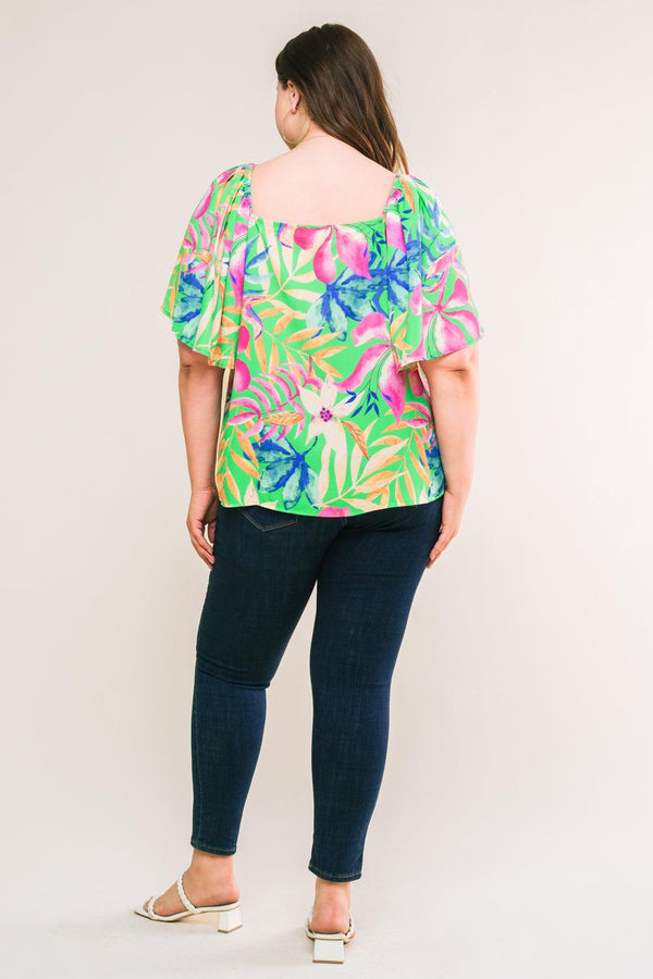 HIGH CLASS WOVEN TOP.