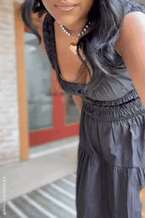 LOVELIEST LOOKS BLACK WOVEN MIDI DRESS.