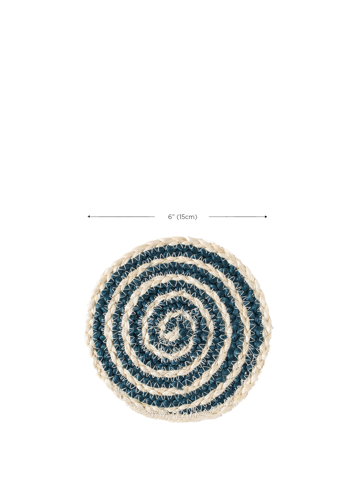 Kata Spiral Coaster Trivet - Blue (Set of 4)