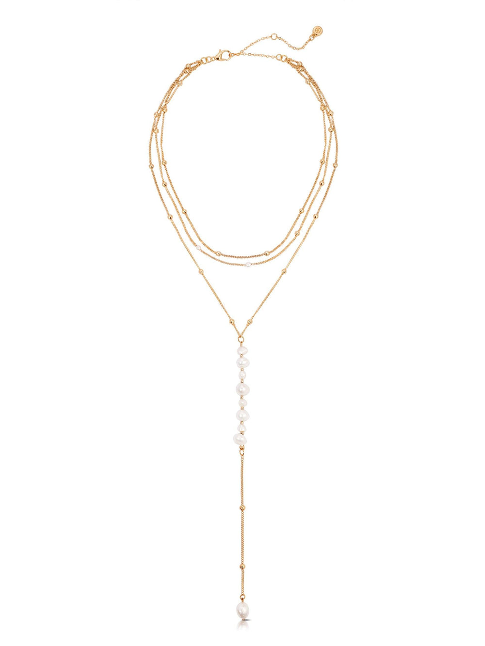 Coastal Pearl Lariat - Flying Tomato - Necklaces - Ettika