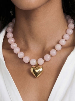 Luck and Love Rose Necklace.