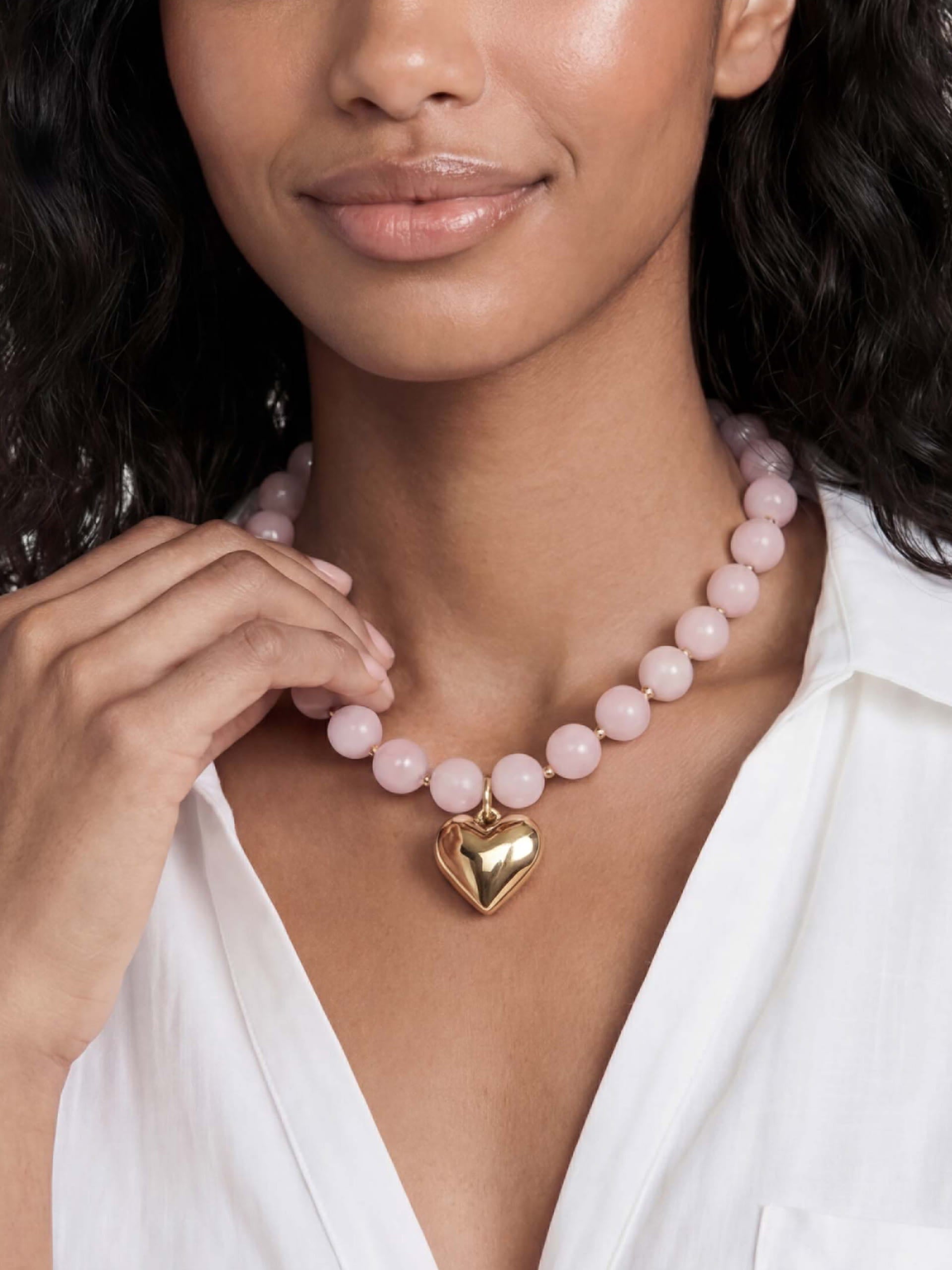 Luck and Love Rose Necklace.