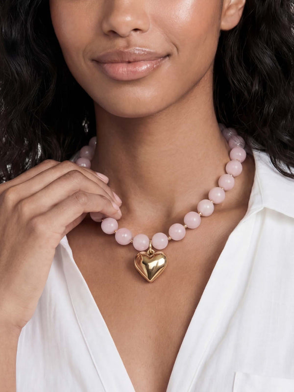Luck and Love Rose Necklace.