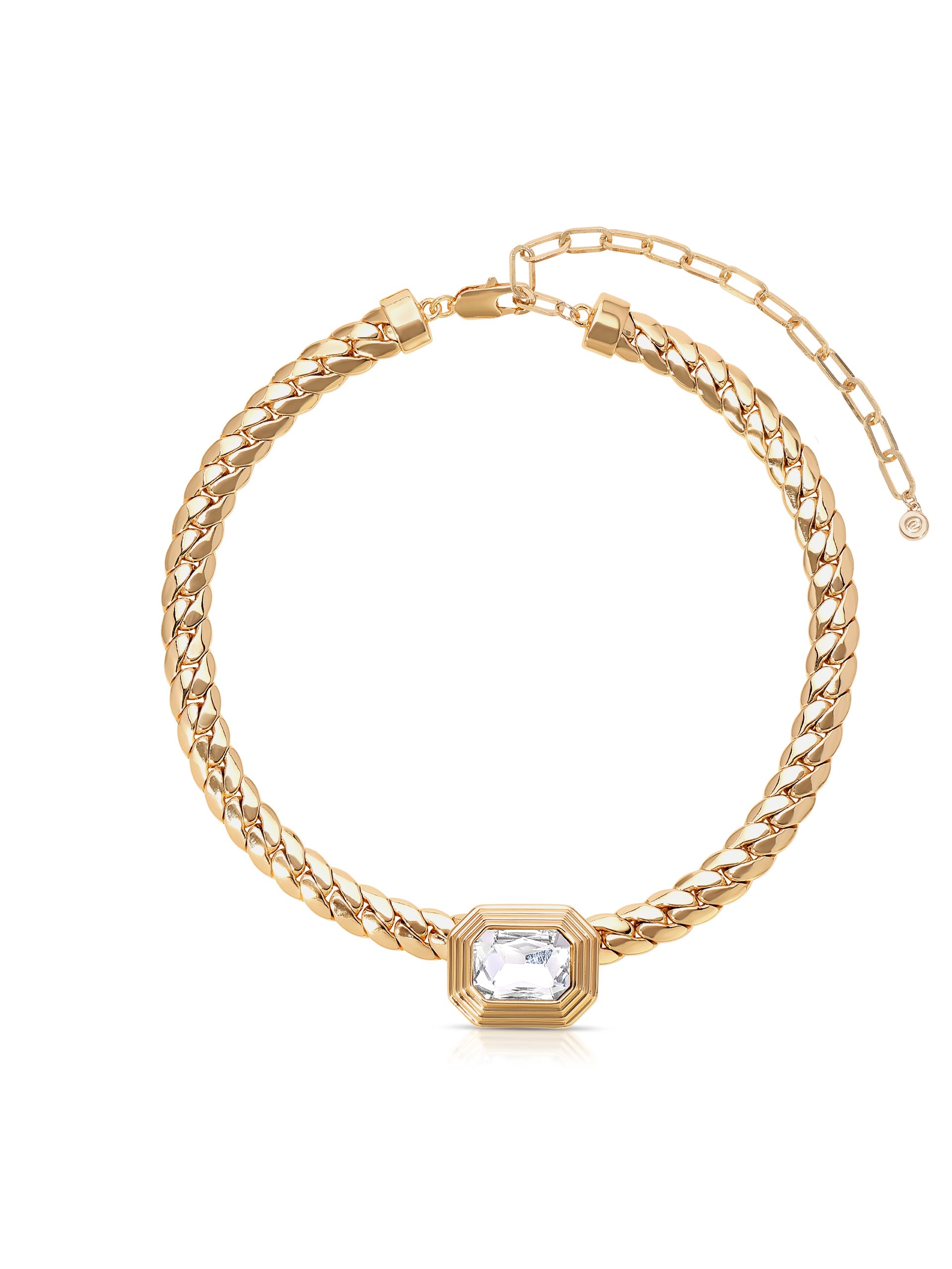 Emerald Deco Necklace - Flying Tomato - Necklaces - Ettika