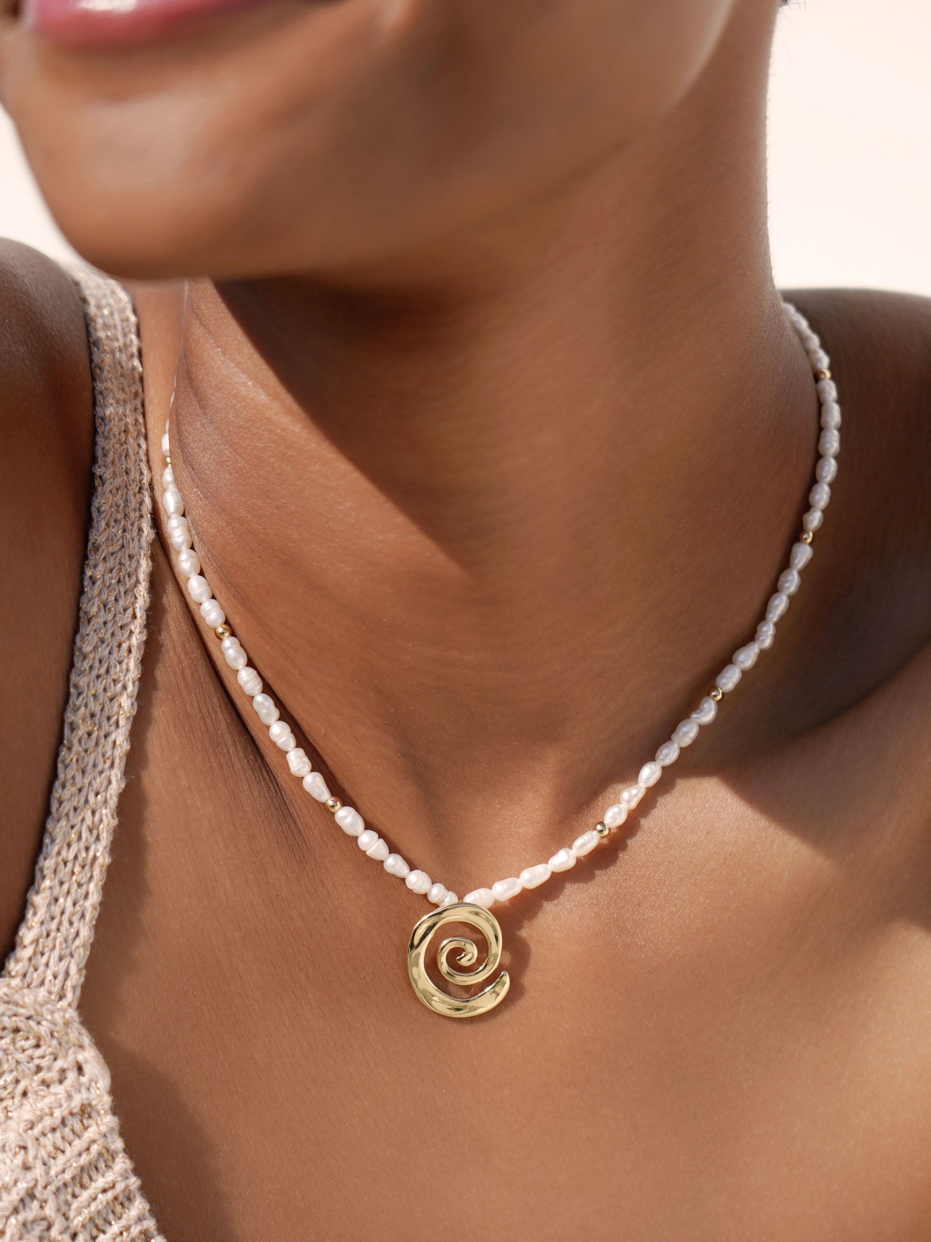 Aura Pearl Necklace - Flying Tomato - Necklaces - Ettika