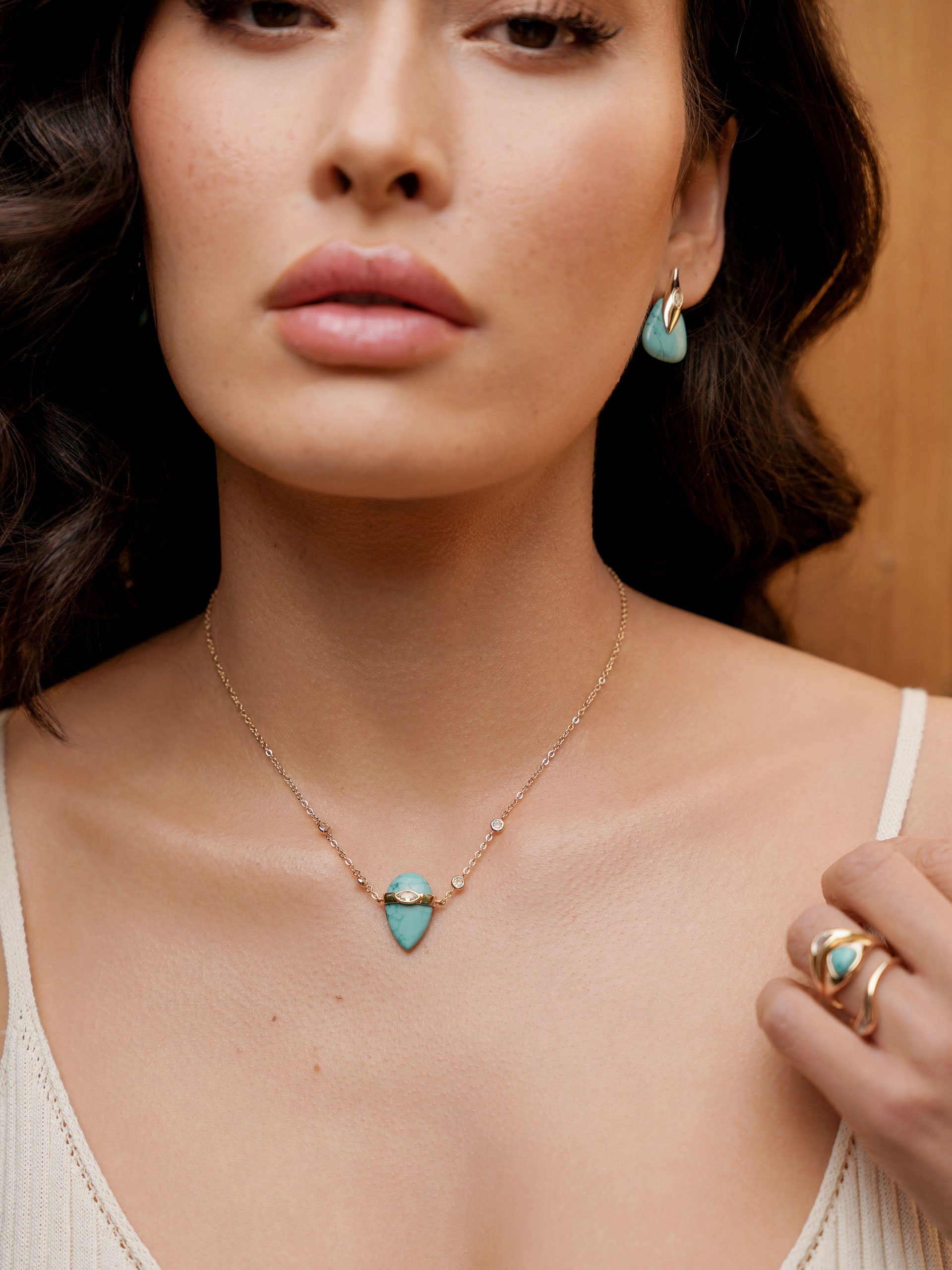 Turquoise Solstice Necklace - Flying Tomato - Necklaces - Ettika