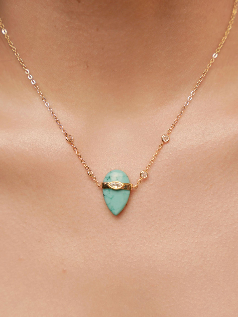 Turquoise Solstice Necklace - Flying Tomato - Necklaces - Ettika
