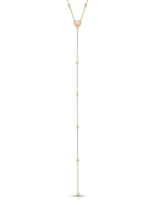 Santorini Shell Lariat.