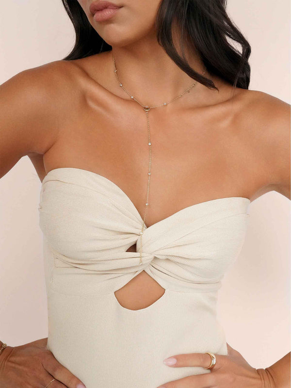 Santorini Shell Lariat.