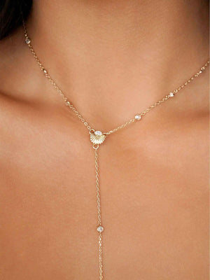 Santorini Shell Lariat.