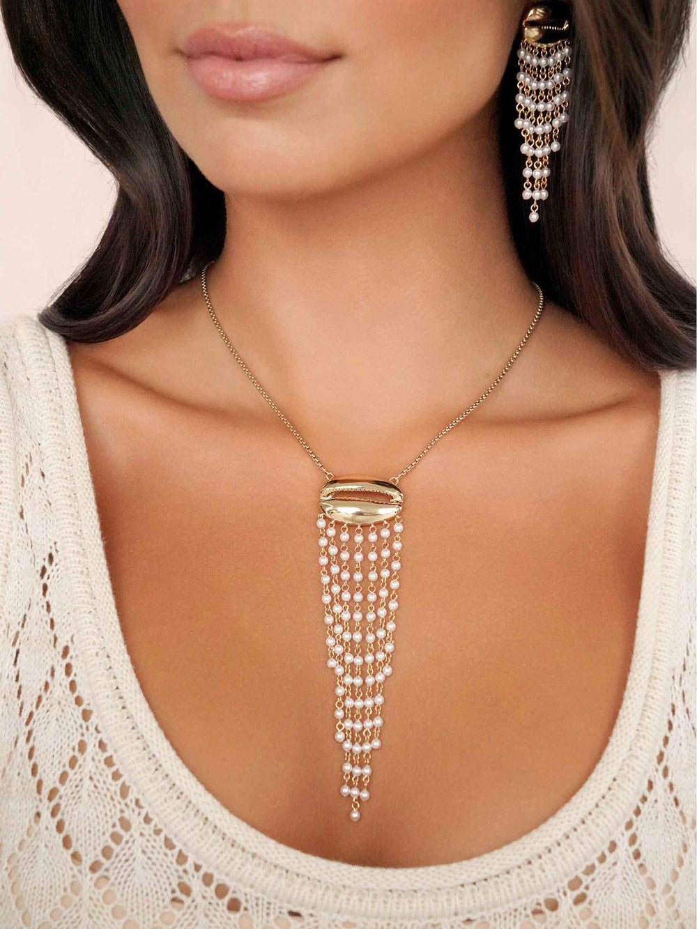 Mykonos Shell Necklace - Flying Tomato - Necklaces - Ettika