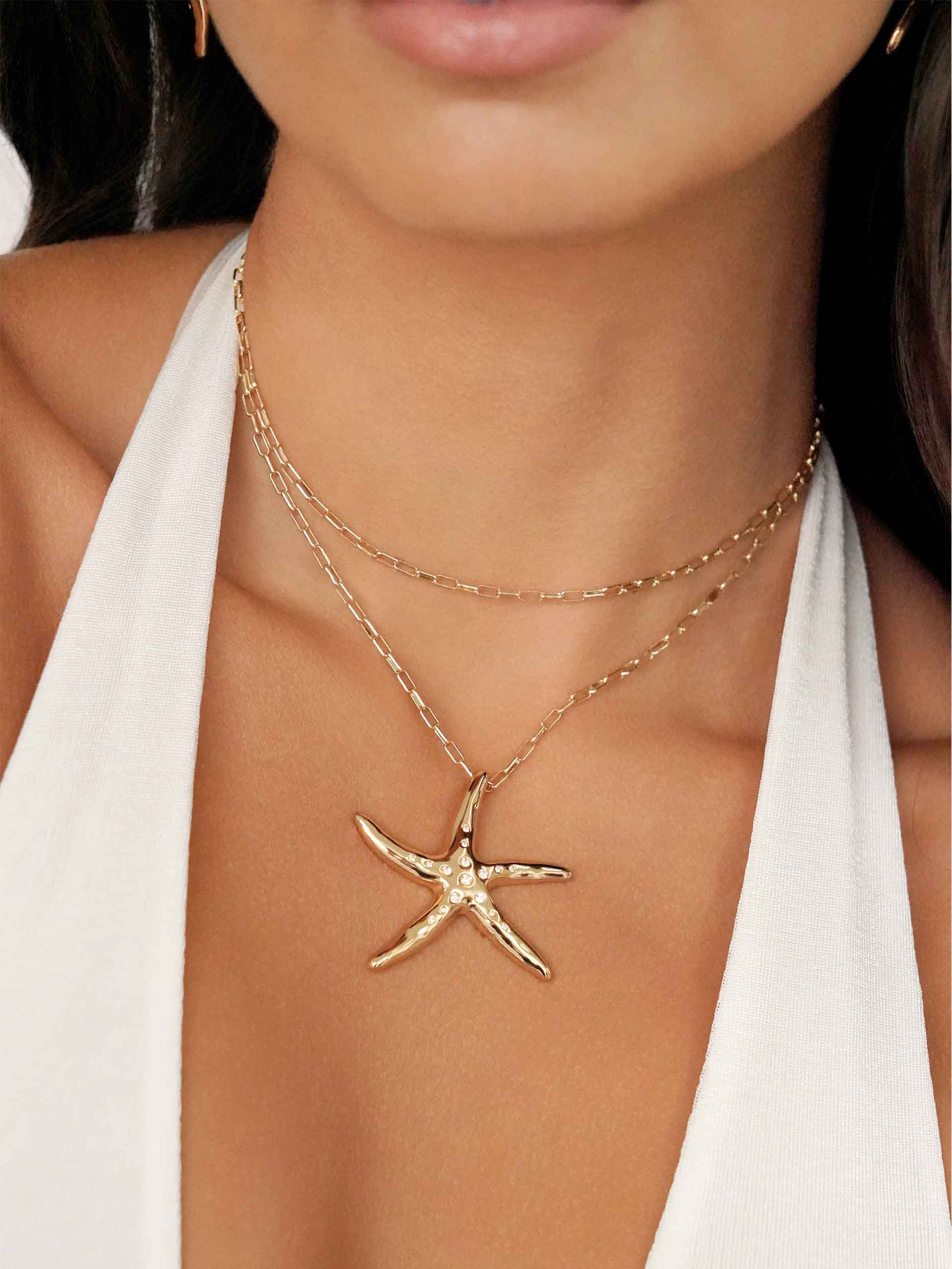 Starfish Luxe Pendant Necklace.