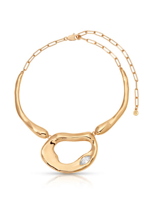 Molten Marquise Necklace.