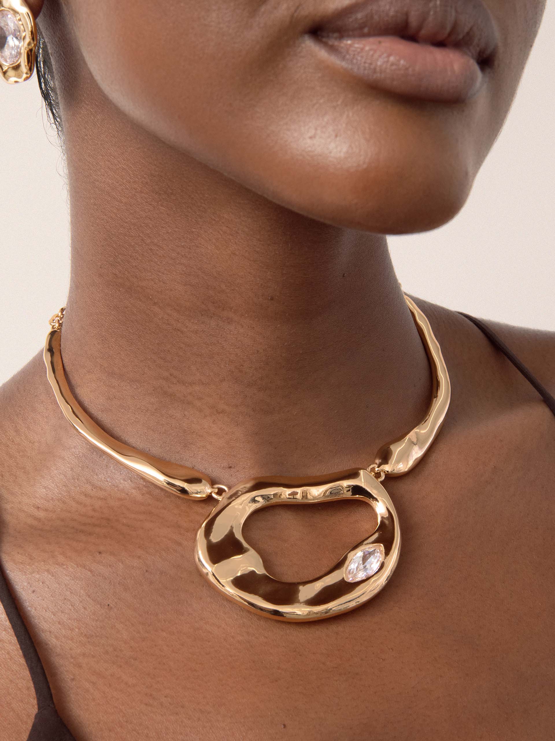 Molten Marquise Necklace.