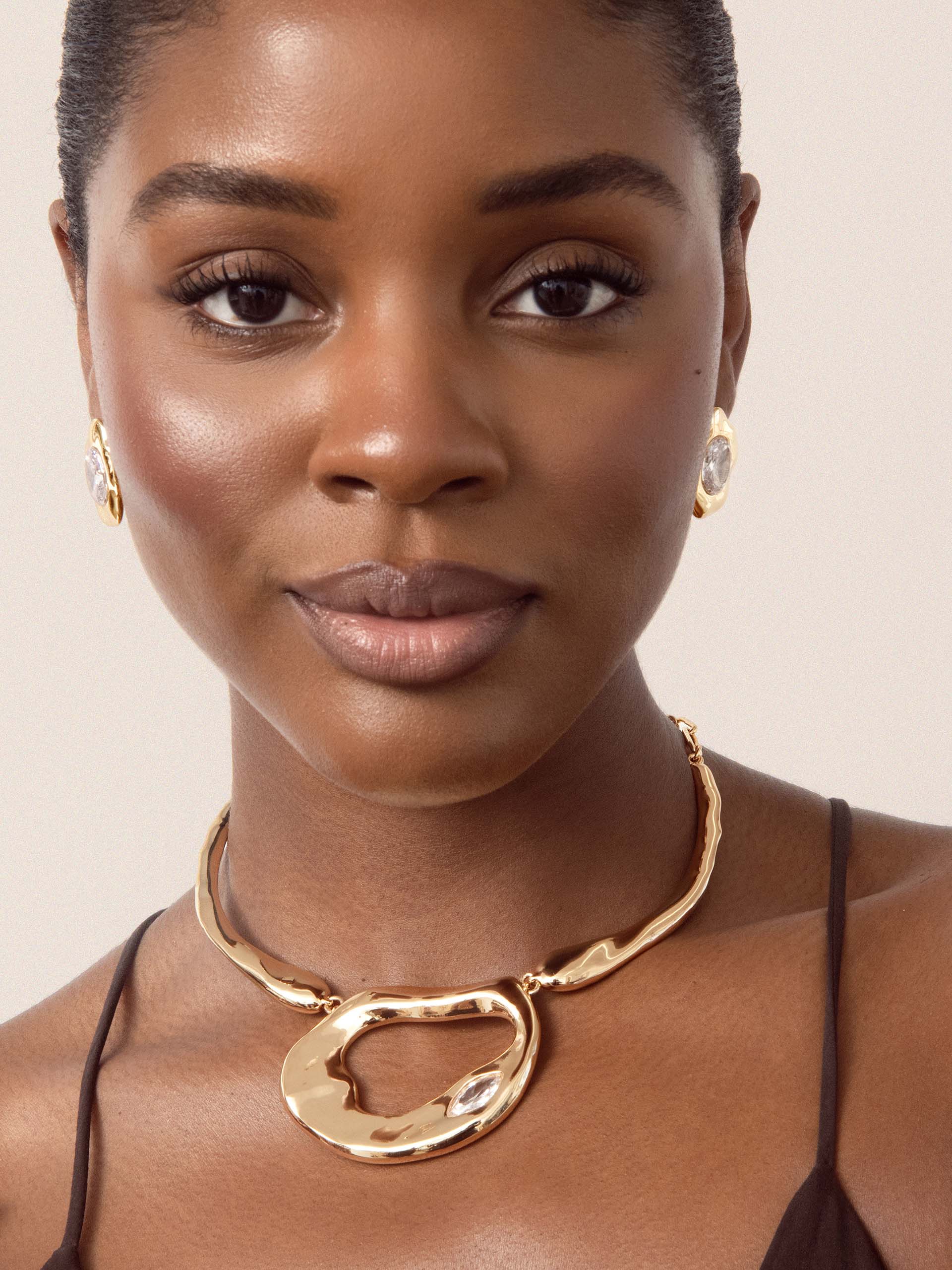Molten Marquise Necklace.