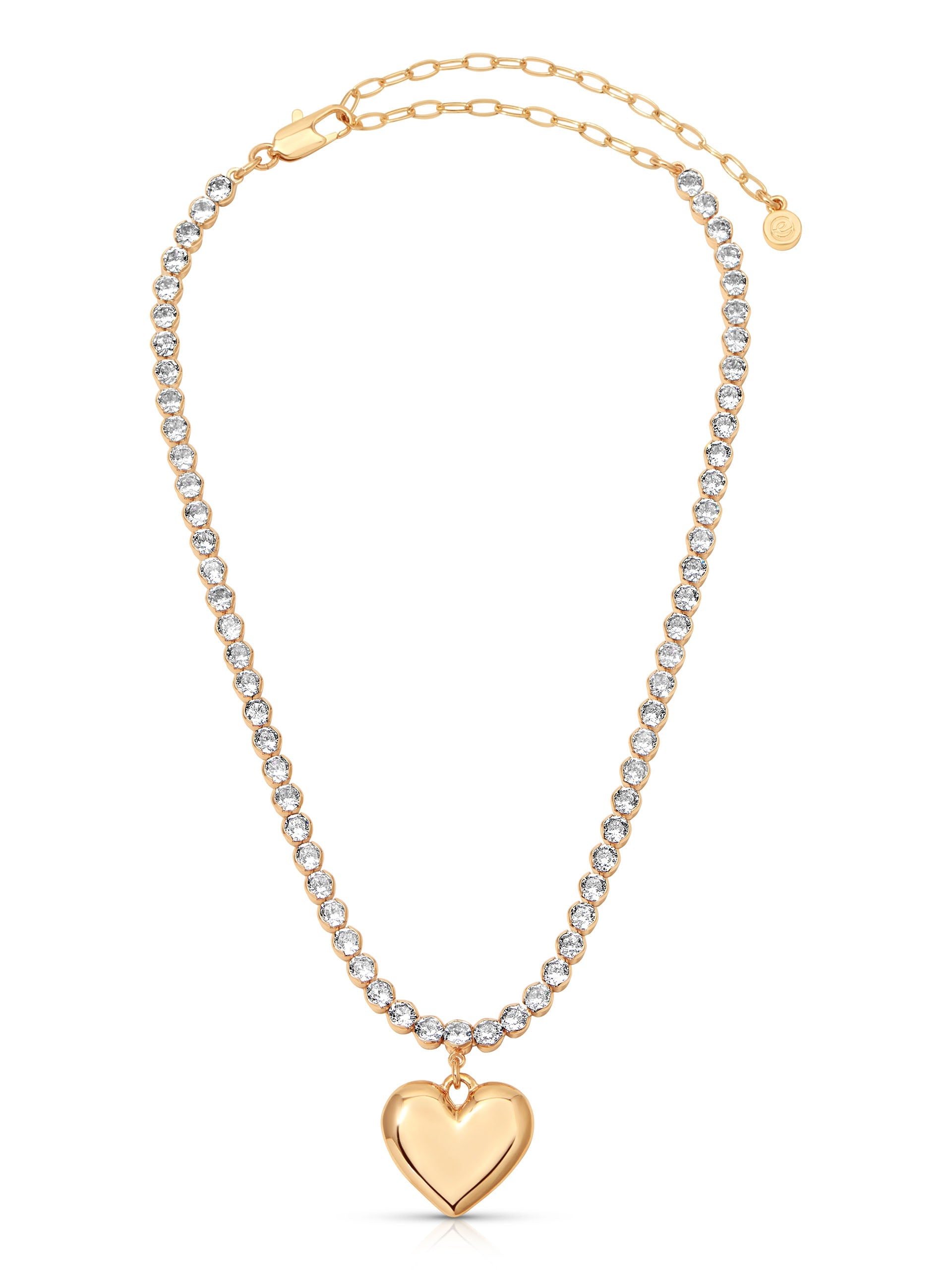 Luminous Love Tennis Necklace.