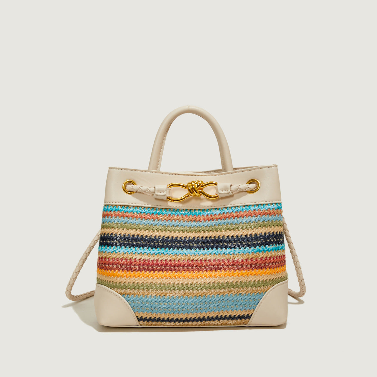 Messenger Bag Korean Niche Straw Woven Bag for Women Summer All Matching Beach Handbag