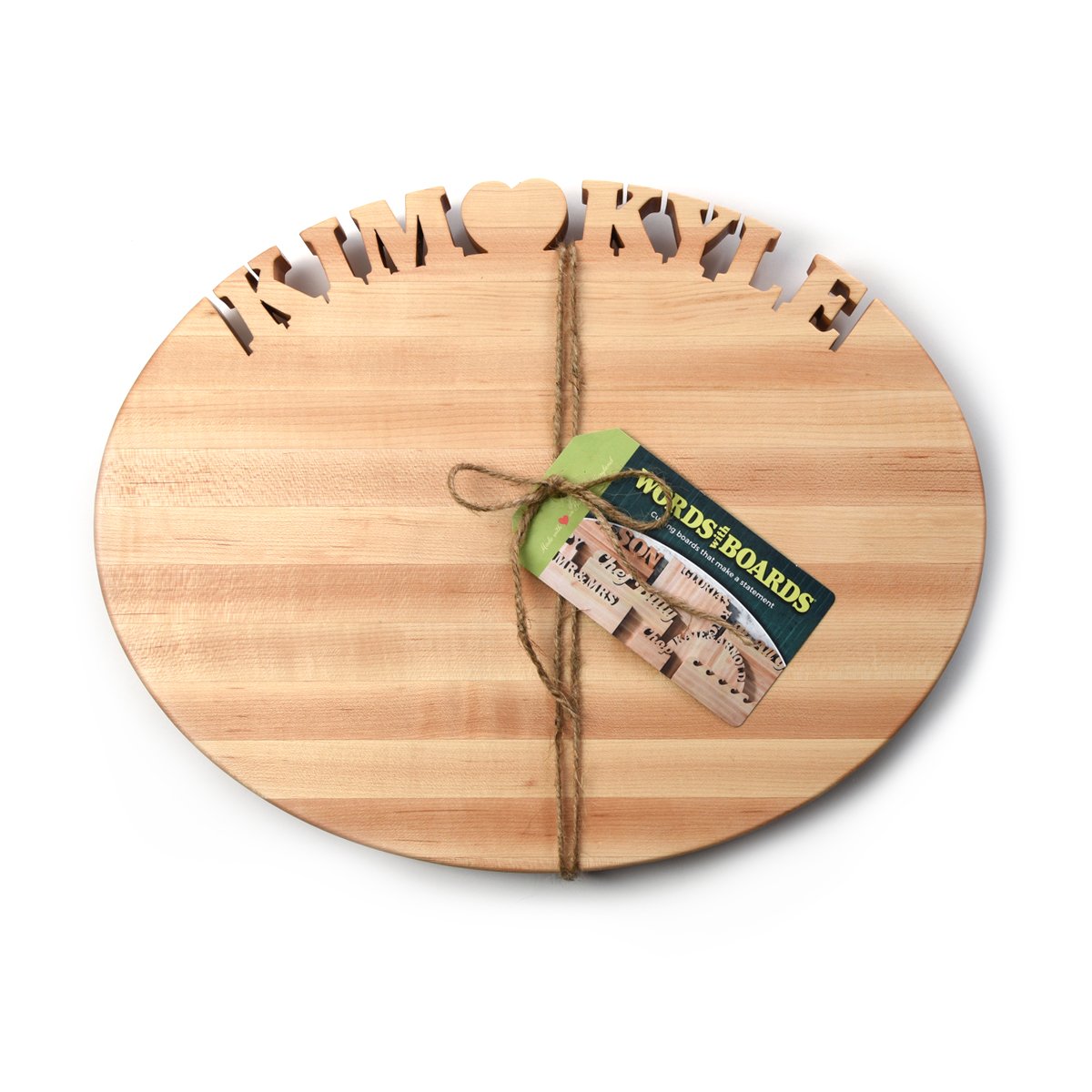 Oval Personalized Cutting Board