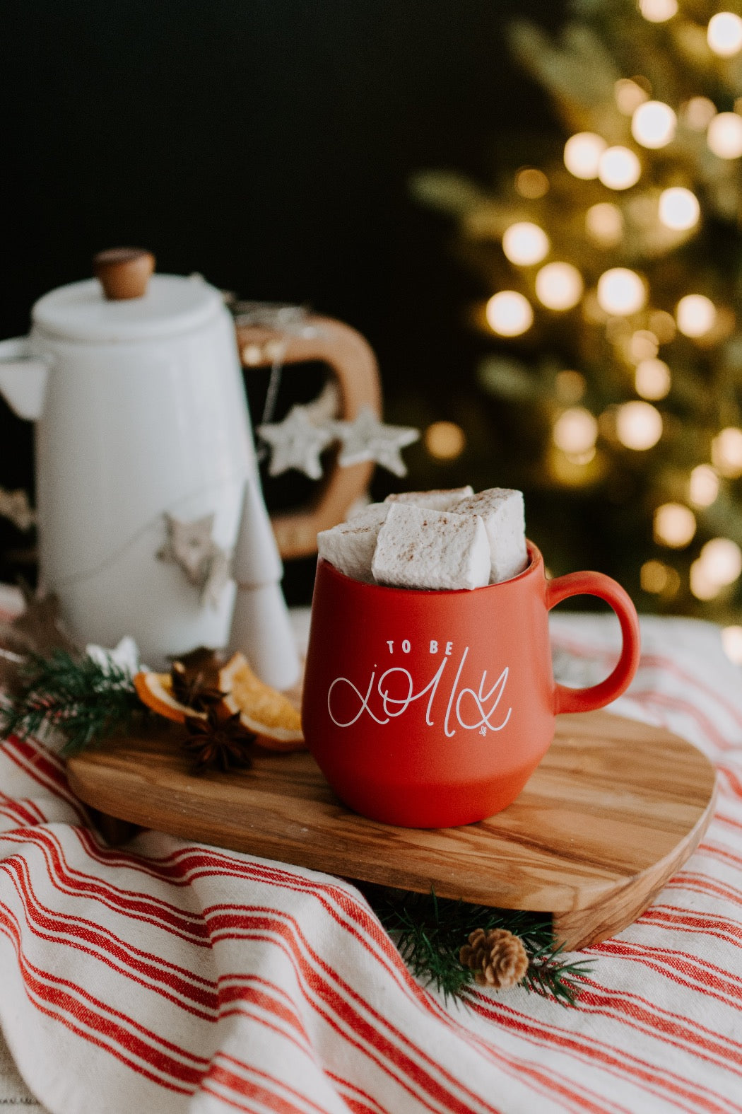 Tis the Season, To be Jolly Red Mug