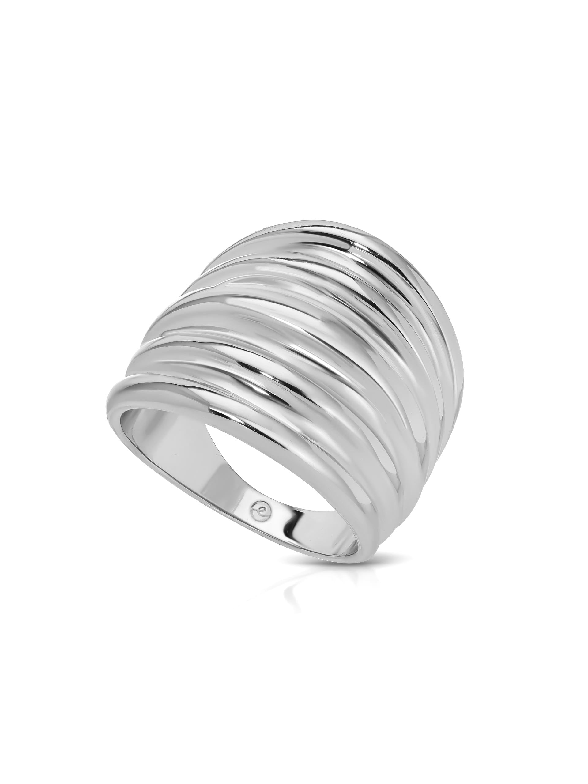 Stacked Band Ring.