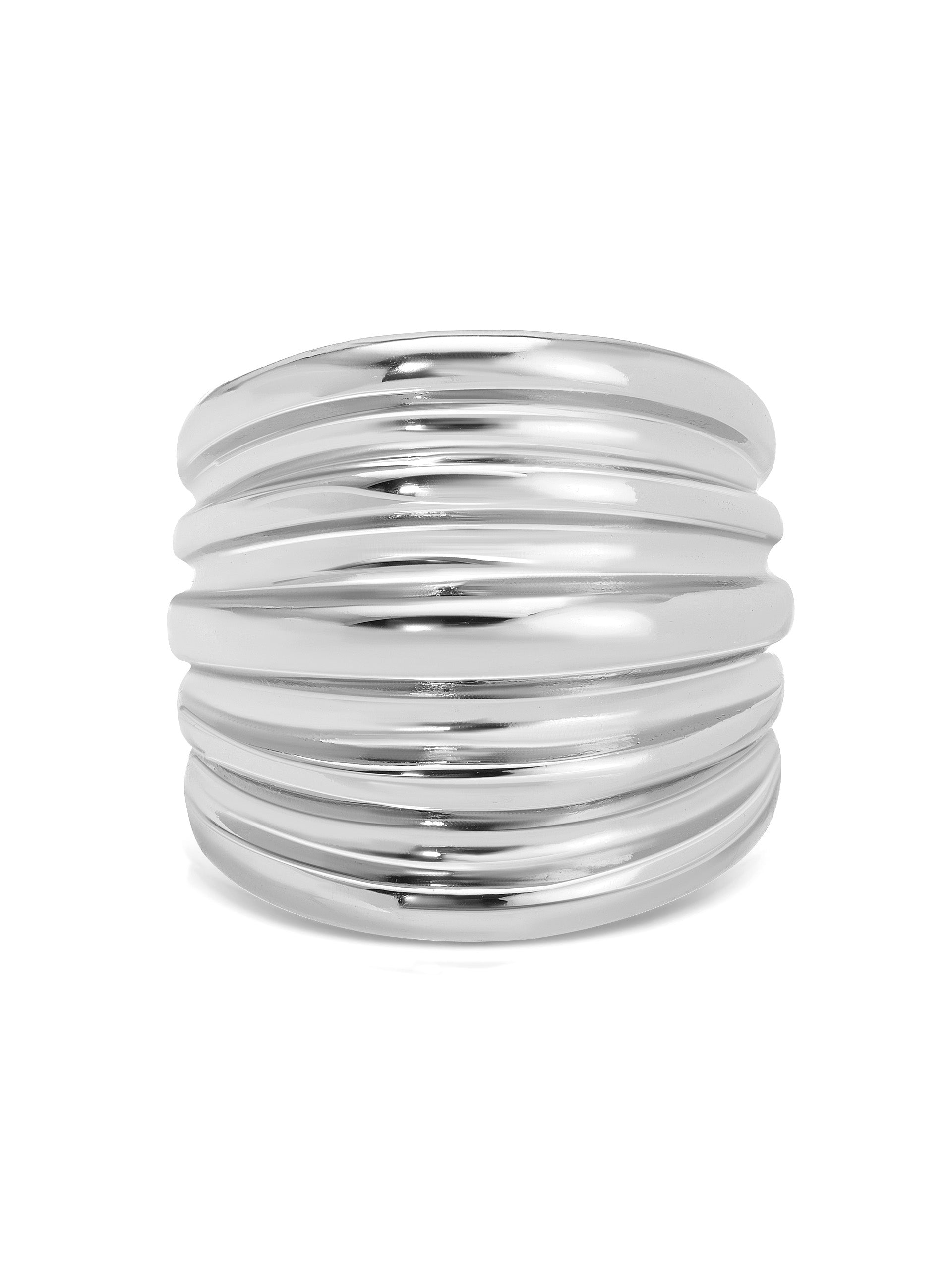 Stacked Band Ring.