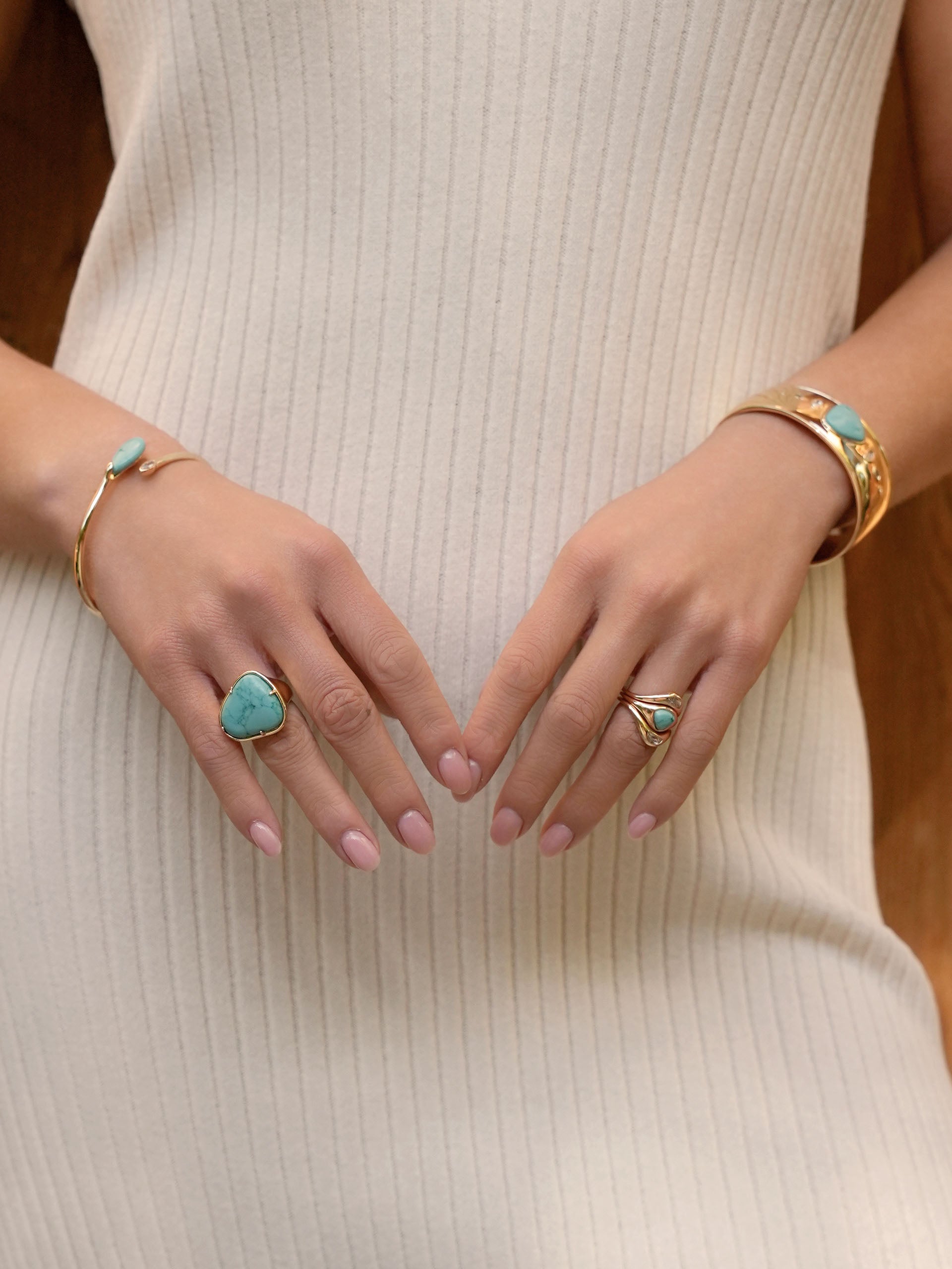 Turquoise Solstice Ring - Flying Tomato - Rings - Ettika