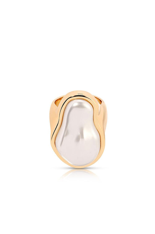 Sea-born Pearl Ring - Flying Tomato - Rings - Ettika