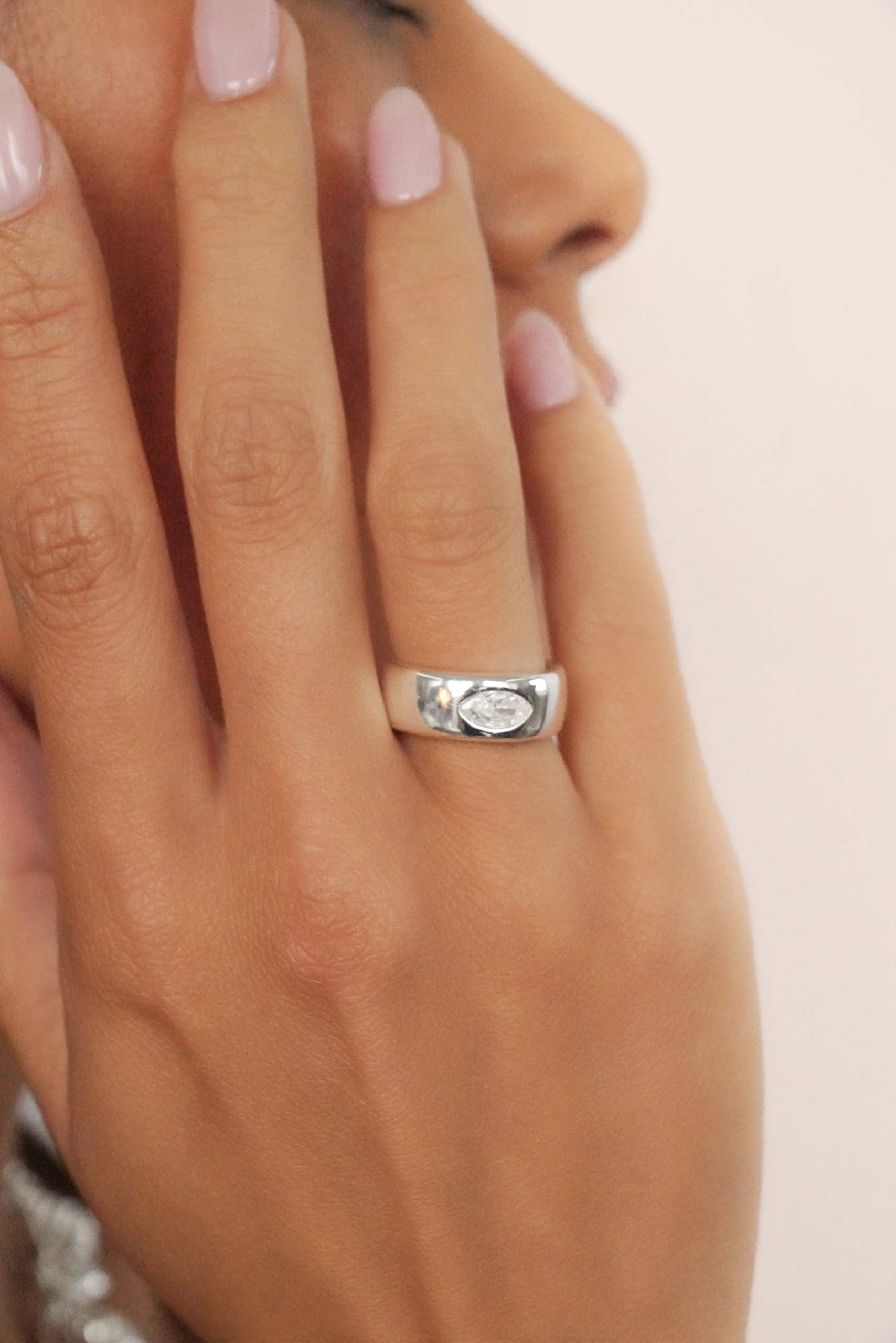 Marquise Cut Treasure Ring - Flying Tomato - Rings - Ettika