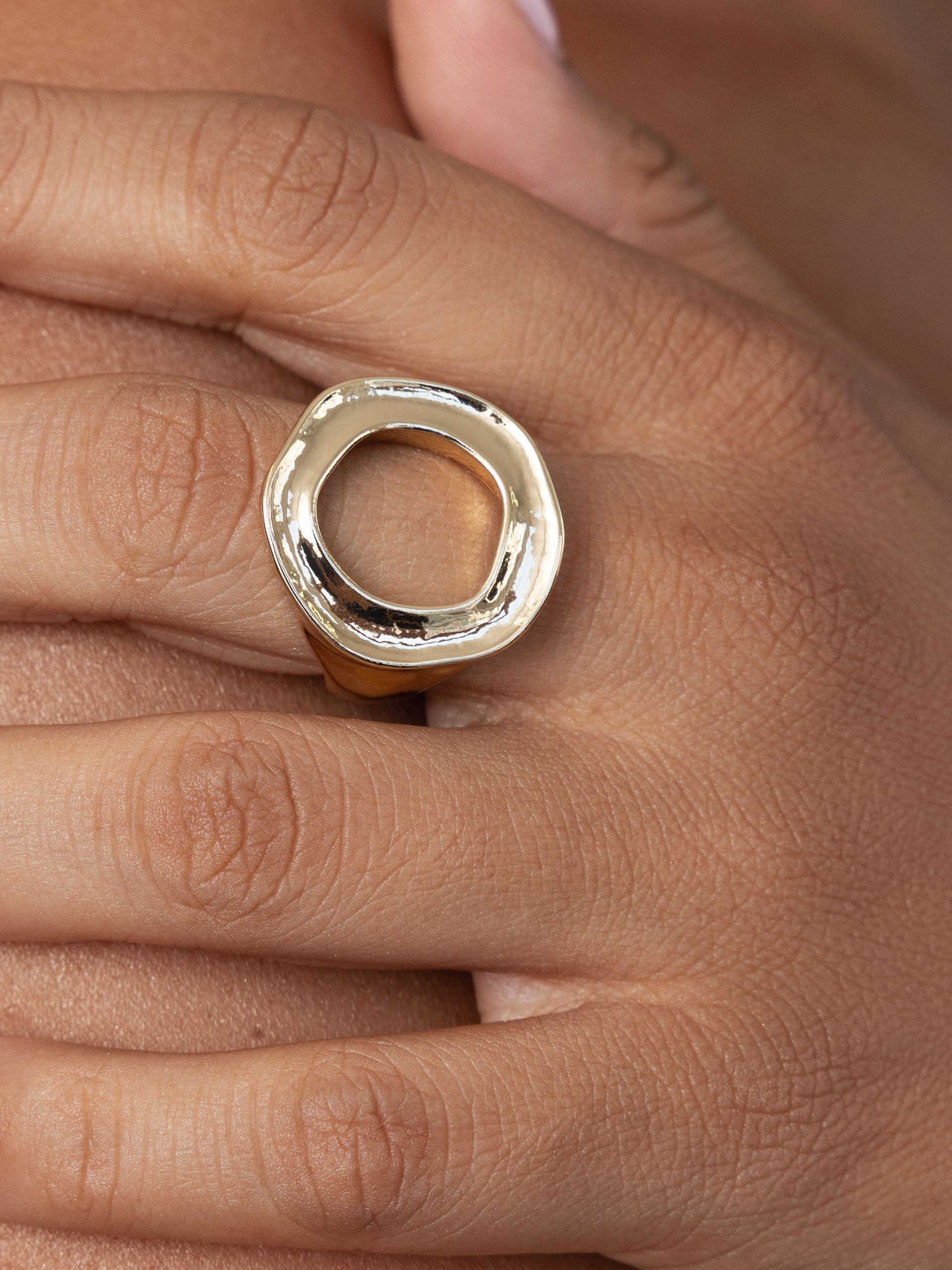 Open Circle Ring.