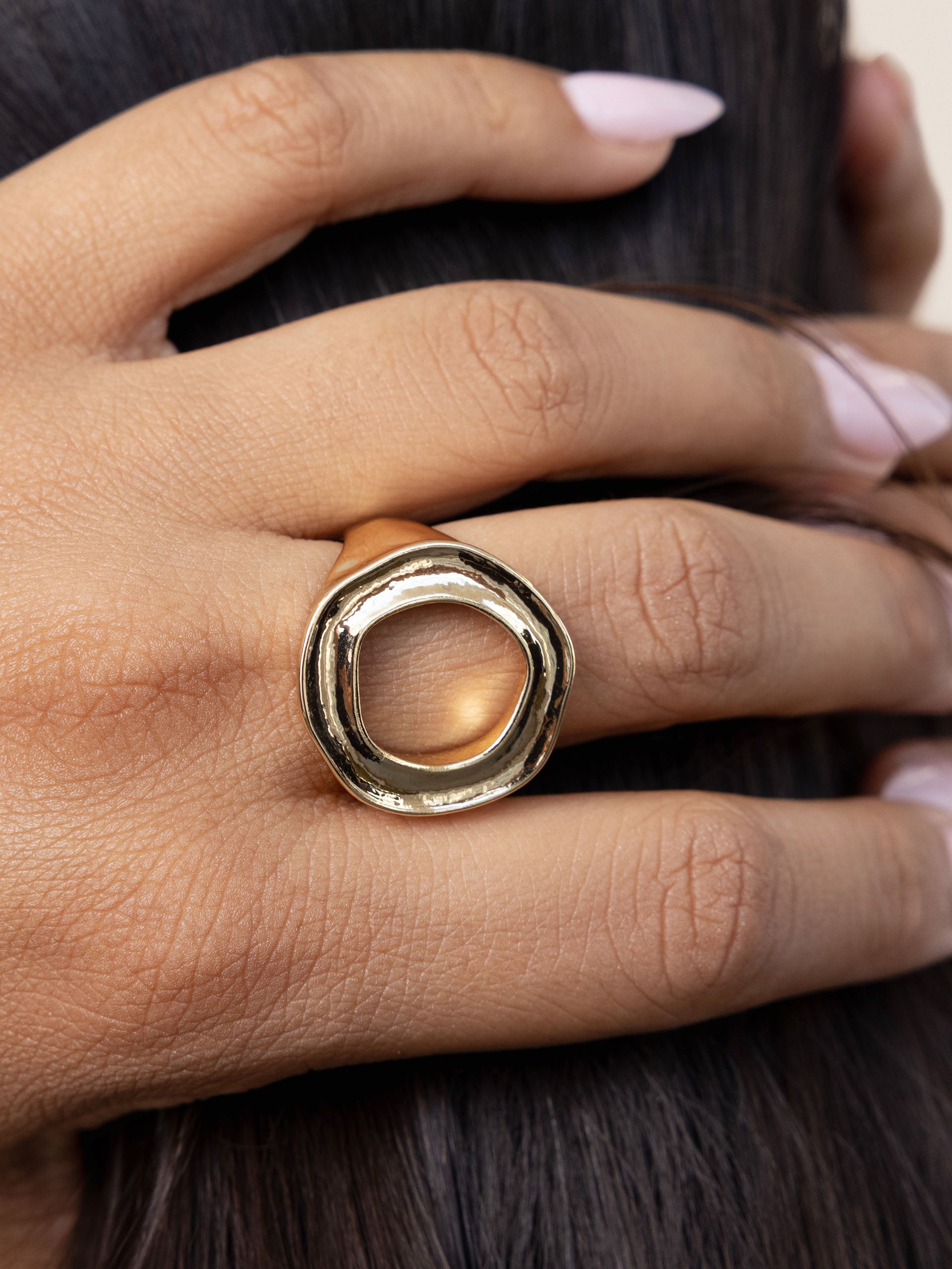 Open Circle Ring.