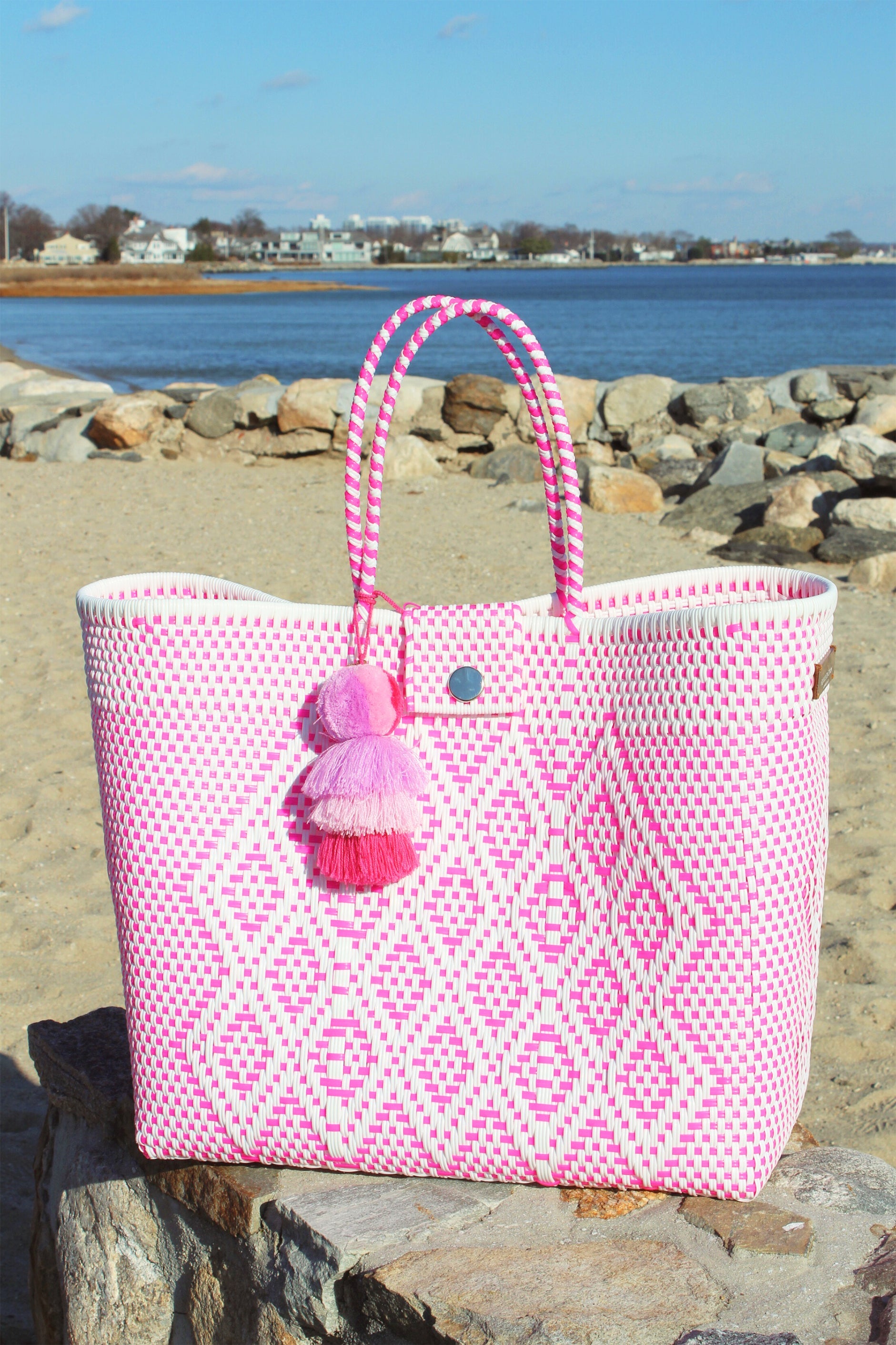 Neon Pink Cocoles Citron Tote