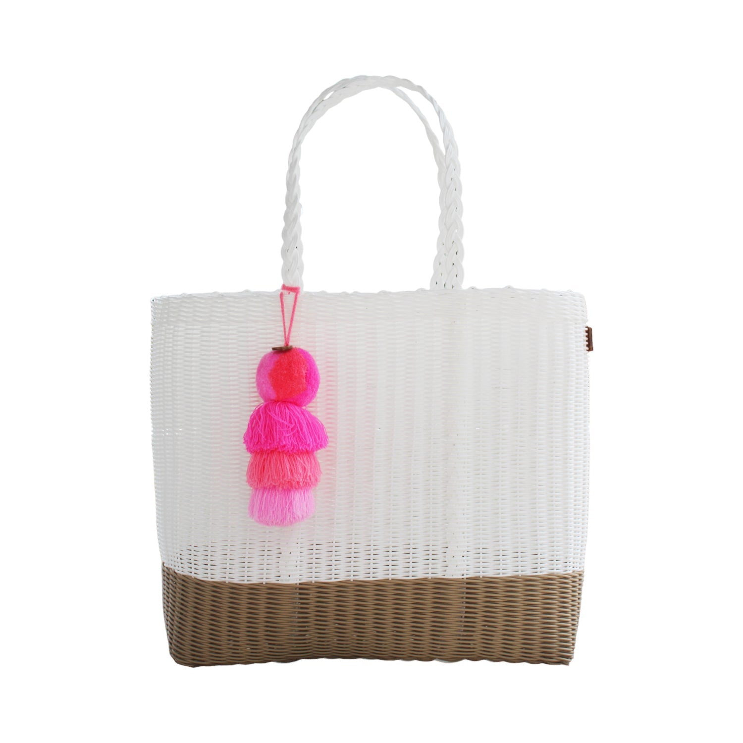 Coastal Knit Boardwalk Citron Tote