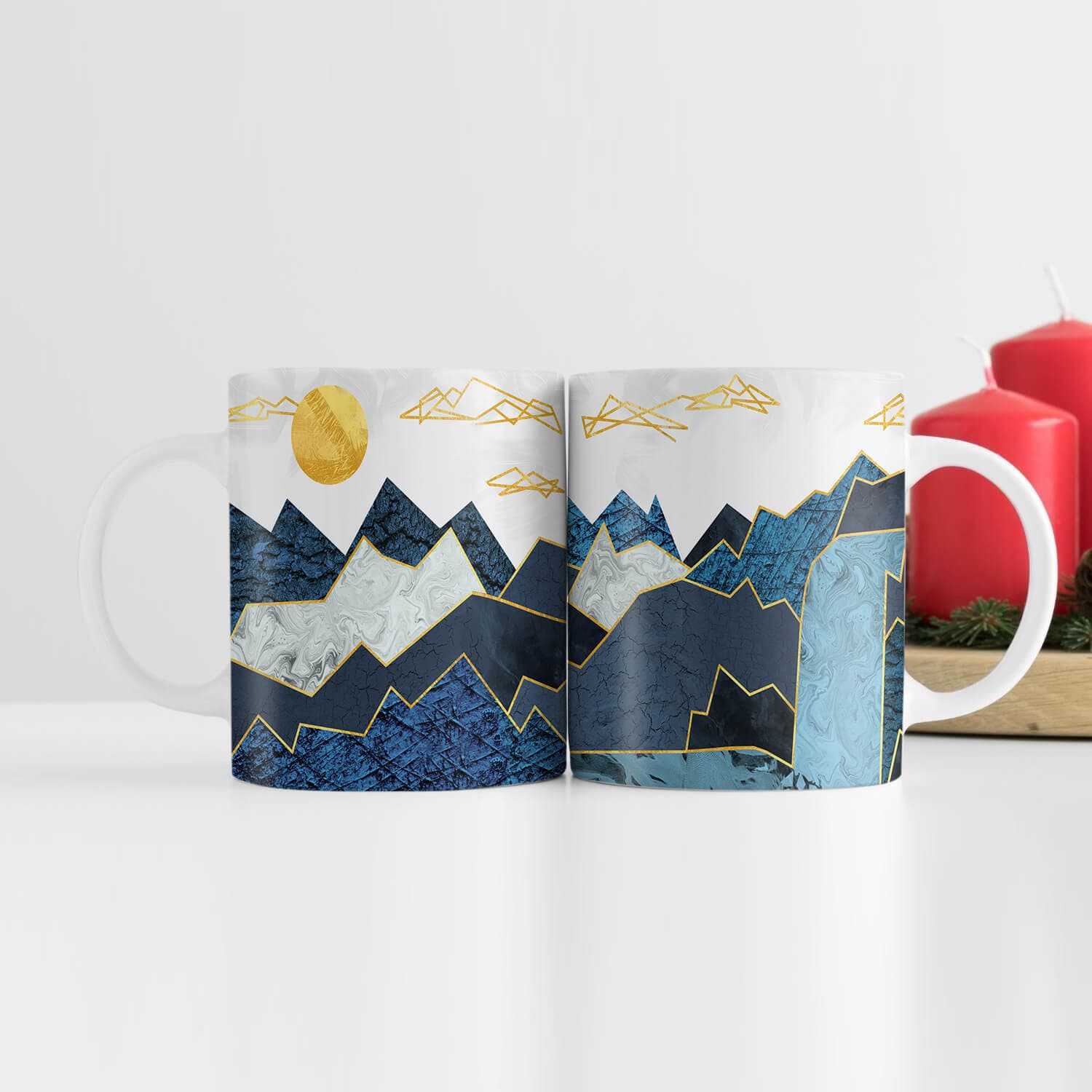 Abstract Waterfall Mug