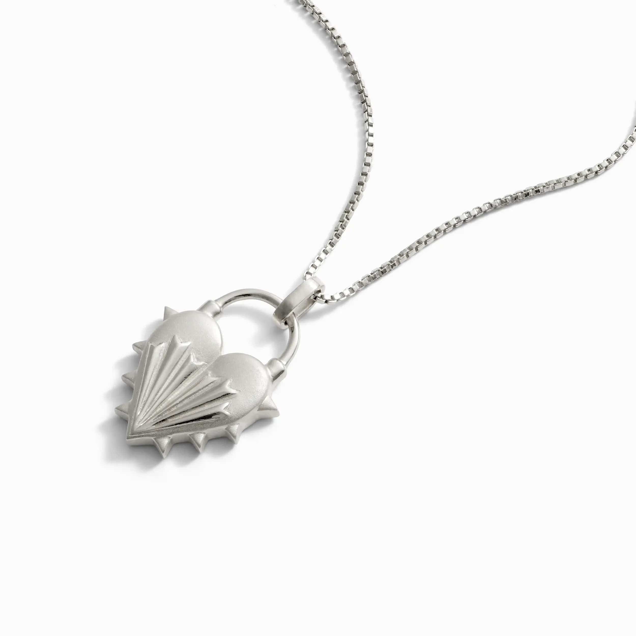 Spiked Heart Necklace