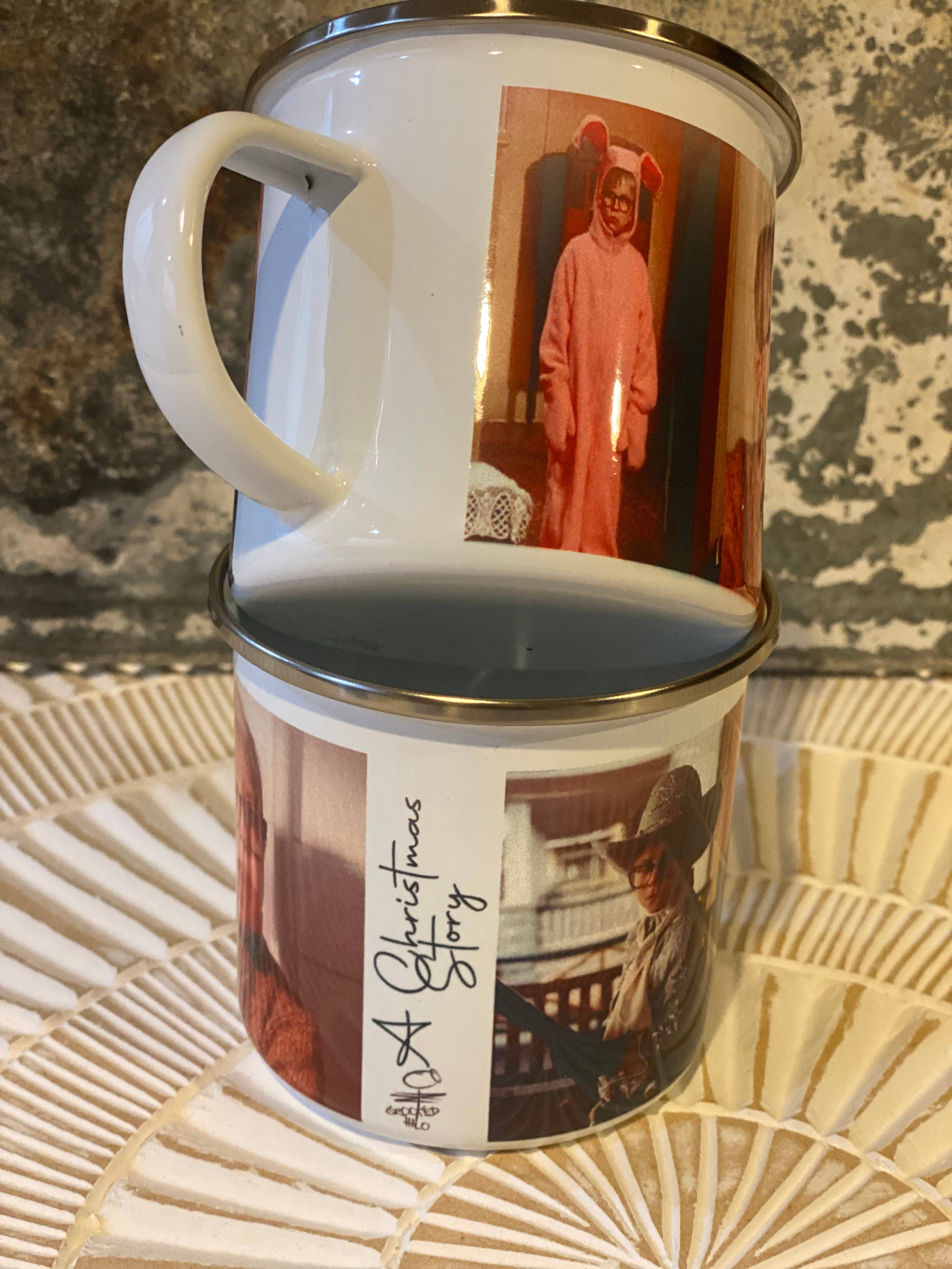 Christmas Story Metal Mug - Clearance