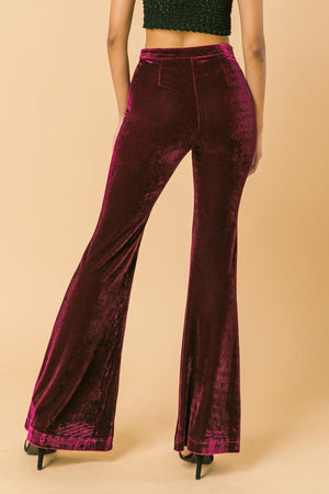 FRESH START VELVET PANTS.