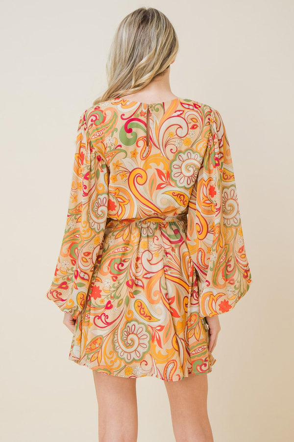 SPECTACULAR ENTRANCE WOVEN MINI DRESS.