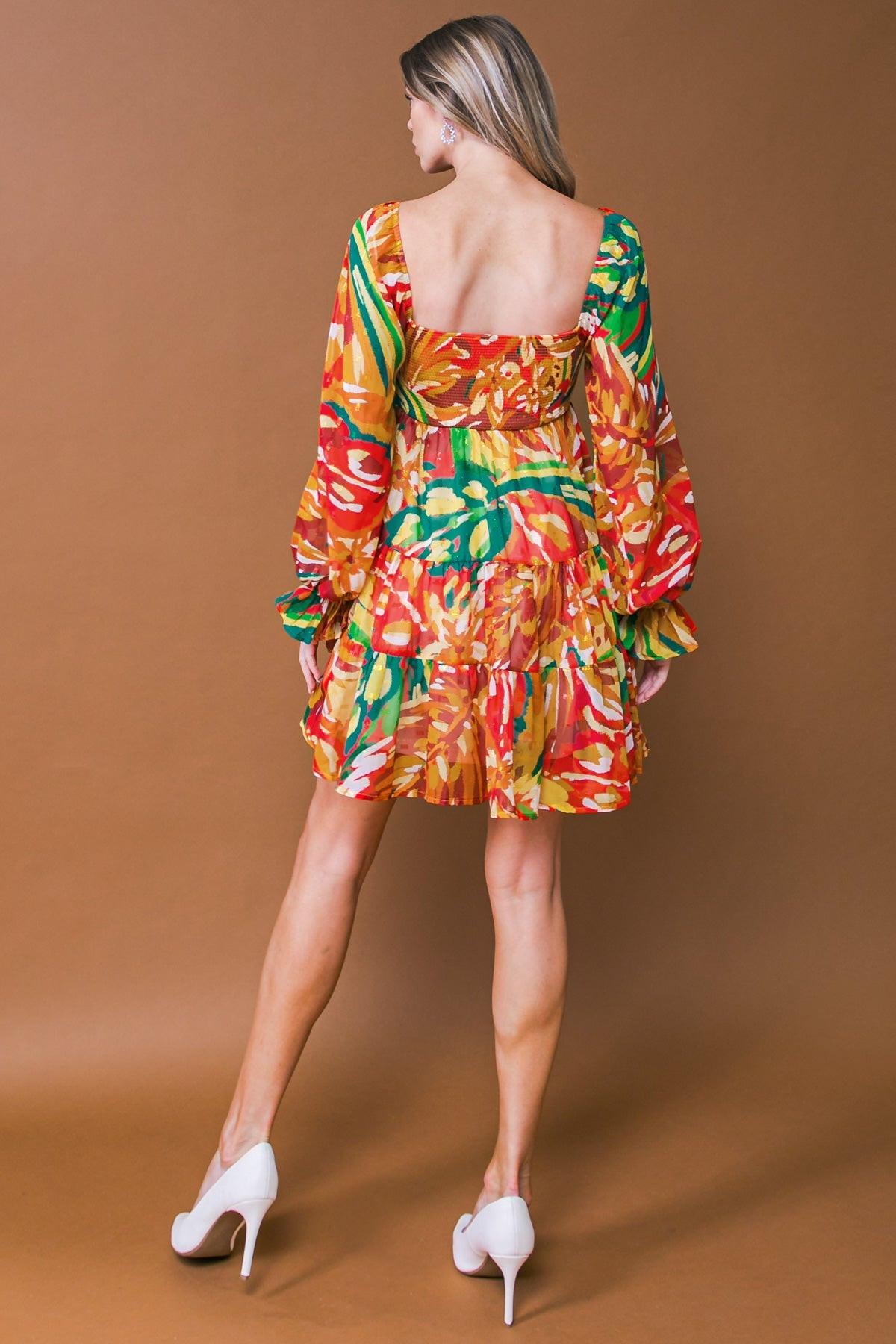 MY CHARMING WAYS WOVEN MINI DRESS.