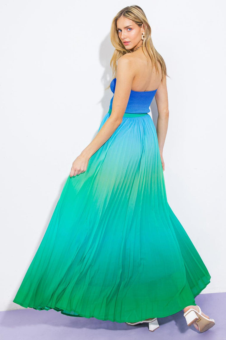 GLAMOUR GARDEN WOVEN MAXI DRESS