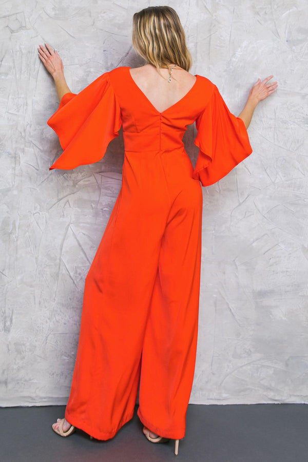 RAISED ON PROMISES STARS WOVEN JUMPSUIT.