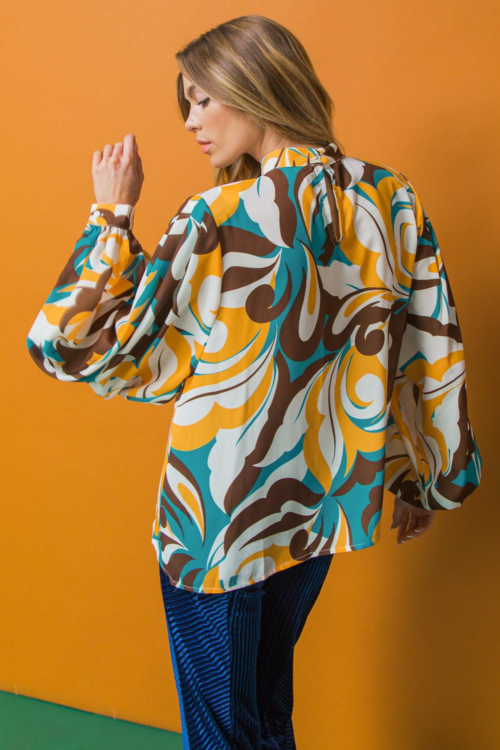 DREAM ON WOVEN TOP.