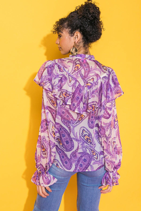 SWEETEST HELLO WOVEN TOP.
