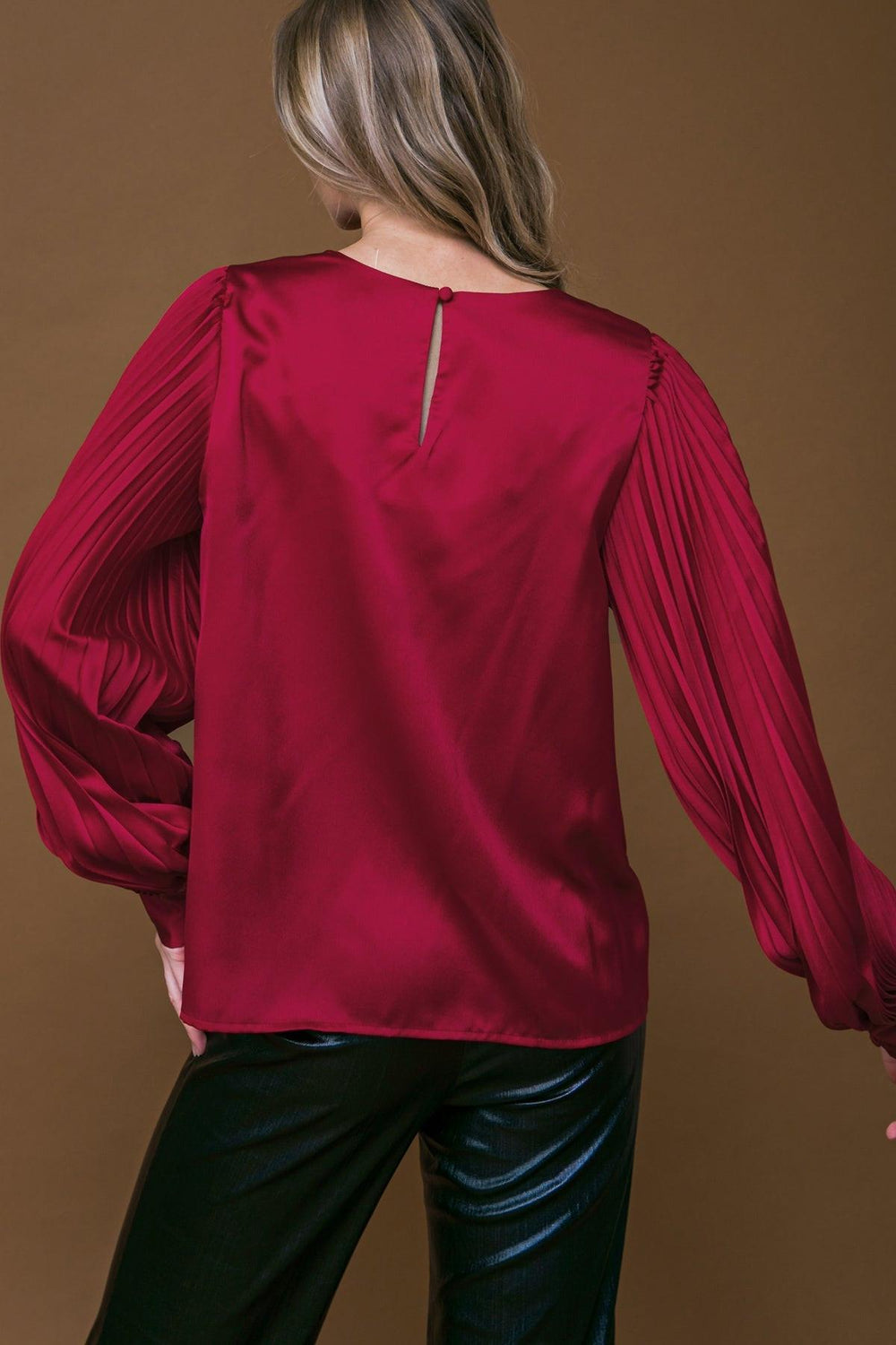 LIKE THE FIRST TIME WOVEN TOP.