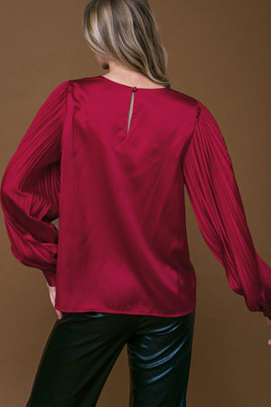 LIKE THE FIRST TIME WOVEN TOP.